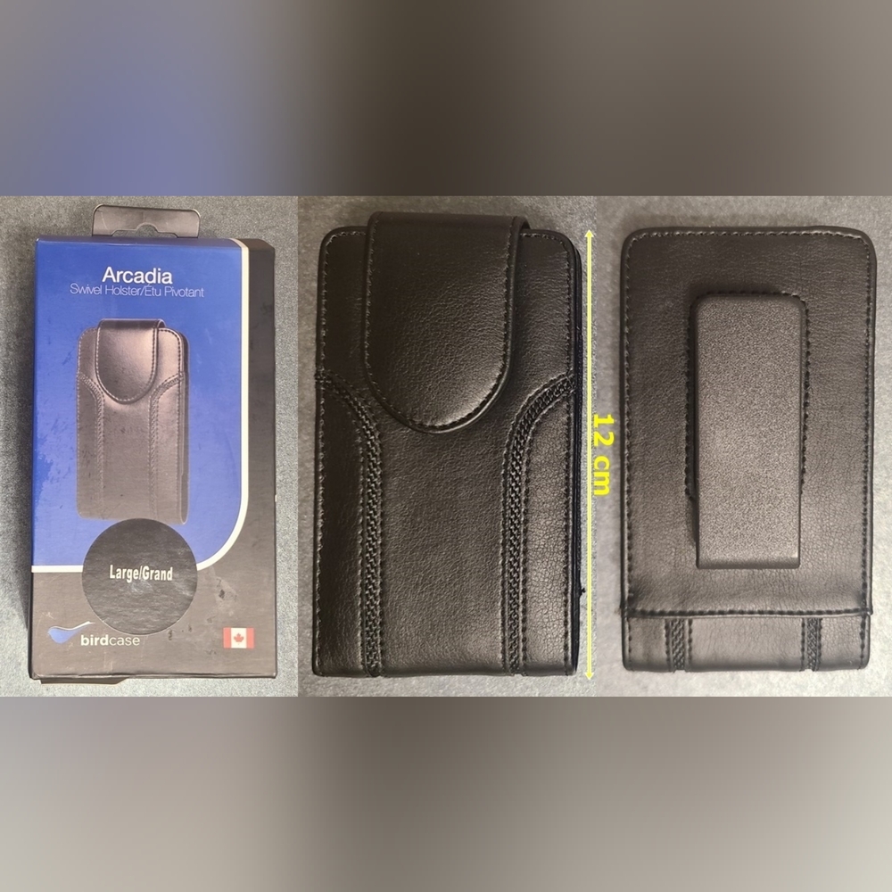 NEW - Leather Swivel Hand Crafted Cell Phone Holster Holder